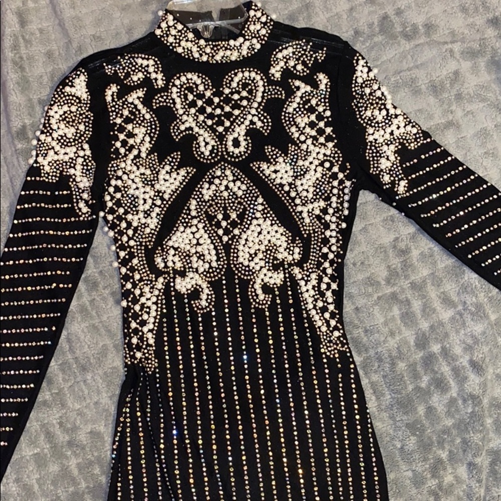 Fashion Nova Pearl Dress - Gem